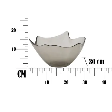 MISKA ZE SZKŁA RECYKLINGOWEGO Ø 30X18 CM MIN 2 (WYPRODUKOWANO W HISZPANII)